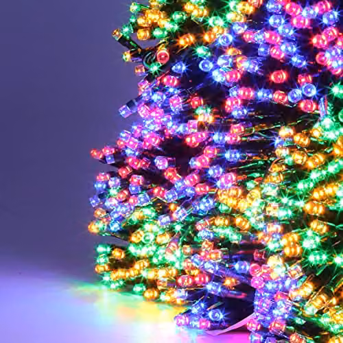 The Christmas Workshop 400 LED Multi-Coloured Battery Operated Christmas Lights, 39.9 Metres – 2