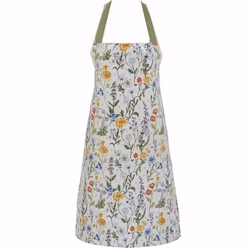 Ulster Weavers Meadow Flower Waterproof Cotton Apron in Multicolour, W 81 cm x H 59 cm – 1