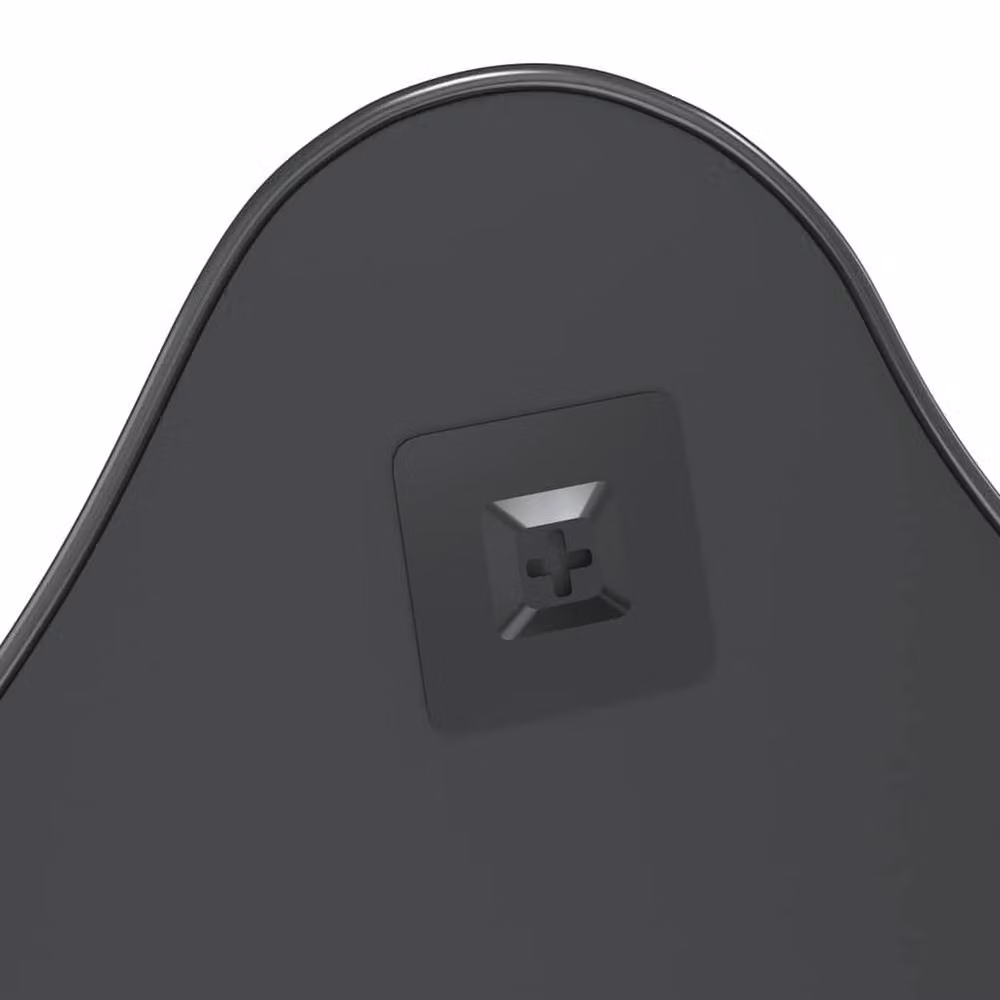 Berkfield Home Minimalist Rectangular Wall Mirror in Black, W: 60 cm, H: 50 cm – 2