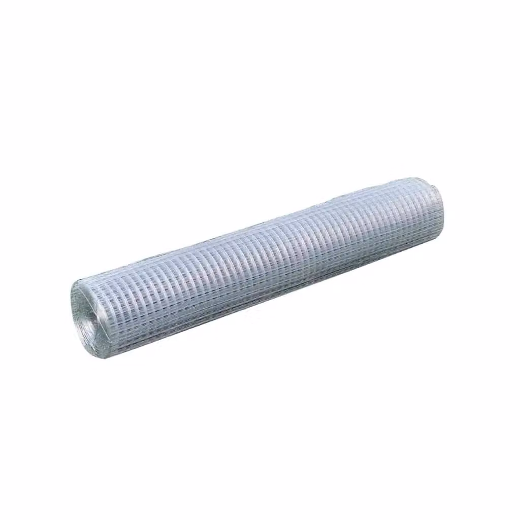 Berkfield Home Galvanised Steel Chicken Wire Fence, Silver, 10 x 1 m – 2