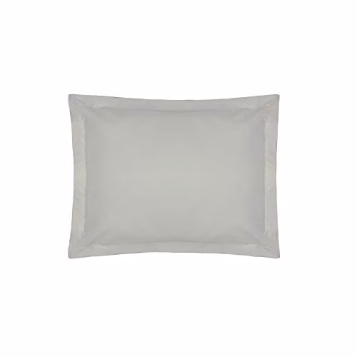 Belledorm Egyptian Cotton 200 Thread Count Percale Oxford Pillowcase in Grey