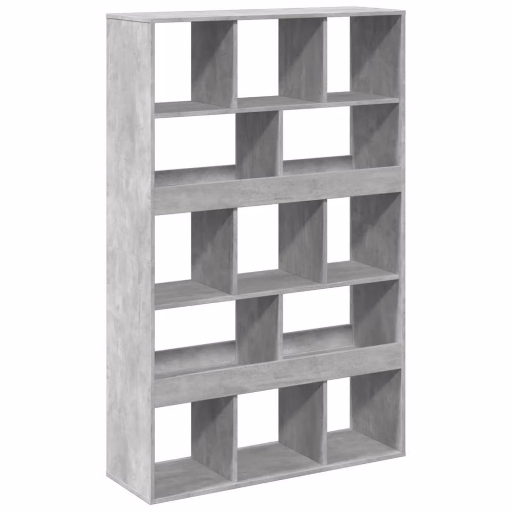 Berkfield Home Room Divider in Concrete Grey, W/D/H: 100 x 33 x 156.5 cm – 3