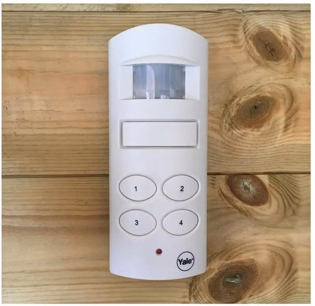 Yale Wall Mounted Shed and Garage Alarm in White and Multicolour