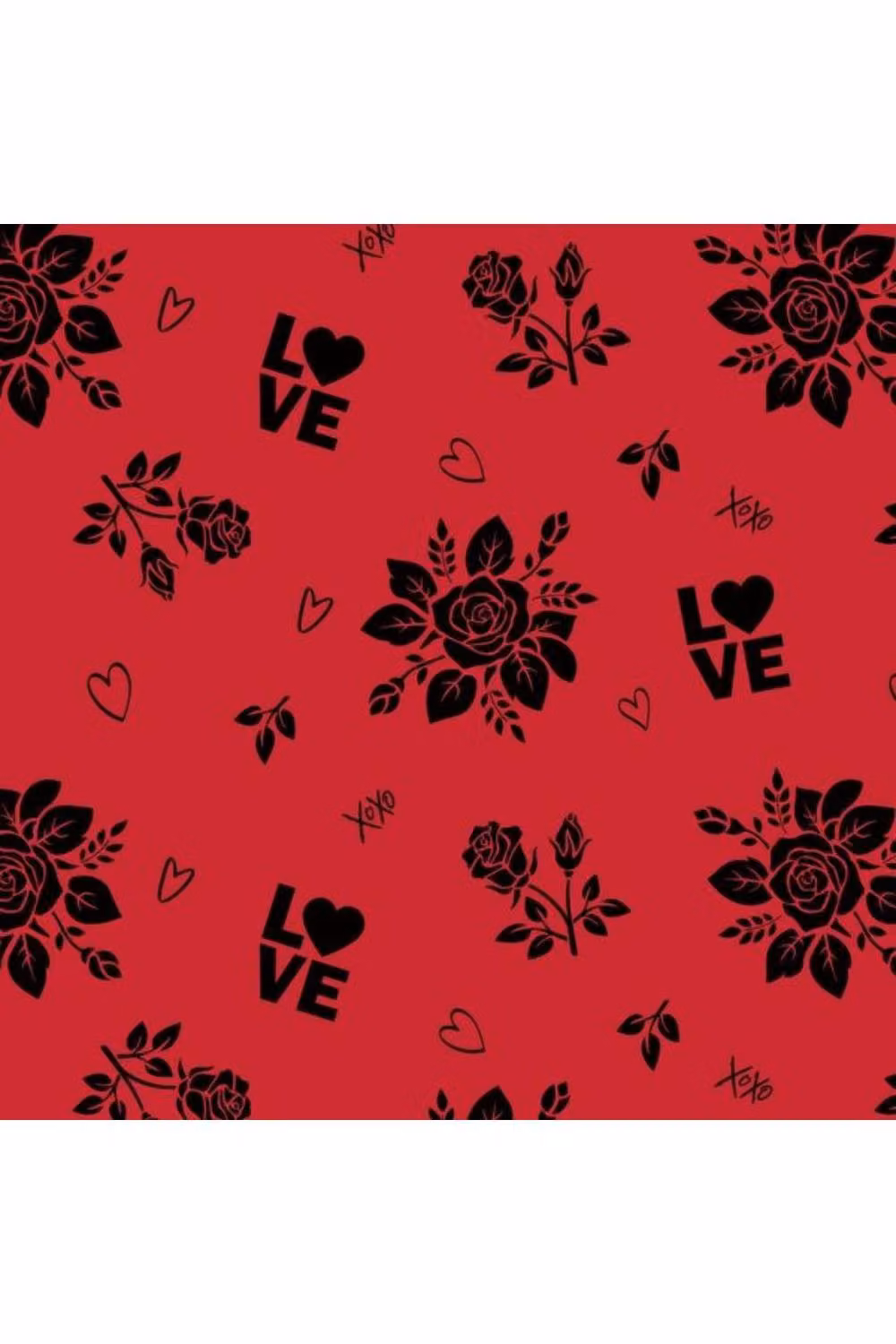 KDMD Love & Roses Red Tinted Cellophane 100m – 2