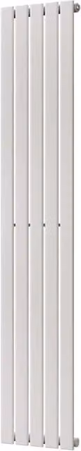 Typhoon White Single Panel Vertical Steel Radiator, W/D/H: 34 x 34 x 180 cm