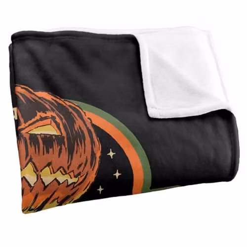 Steven Rhodes Pumpkin Master Super Soft Fleece Throw Blanket, Multicolour, W x D: 152 x 127 cm – 7
