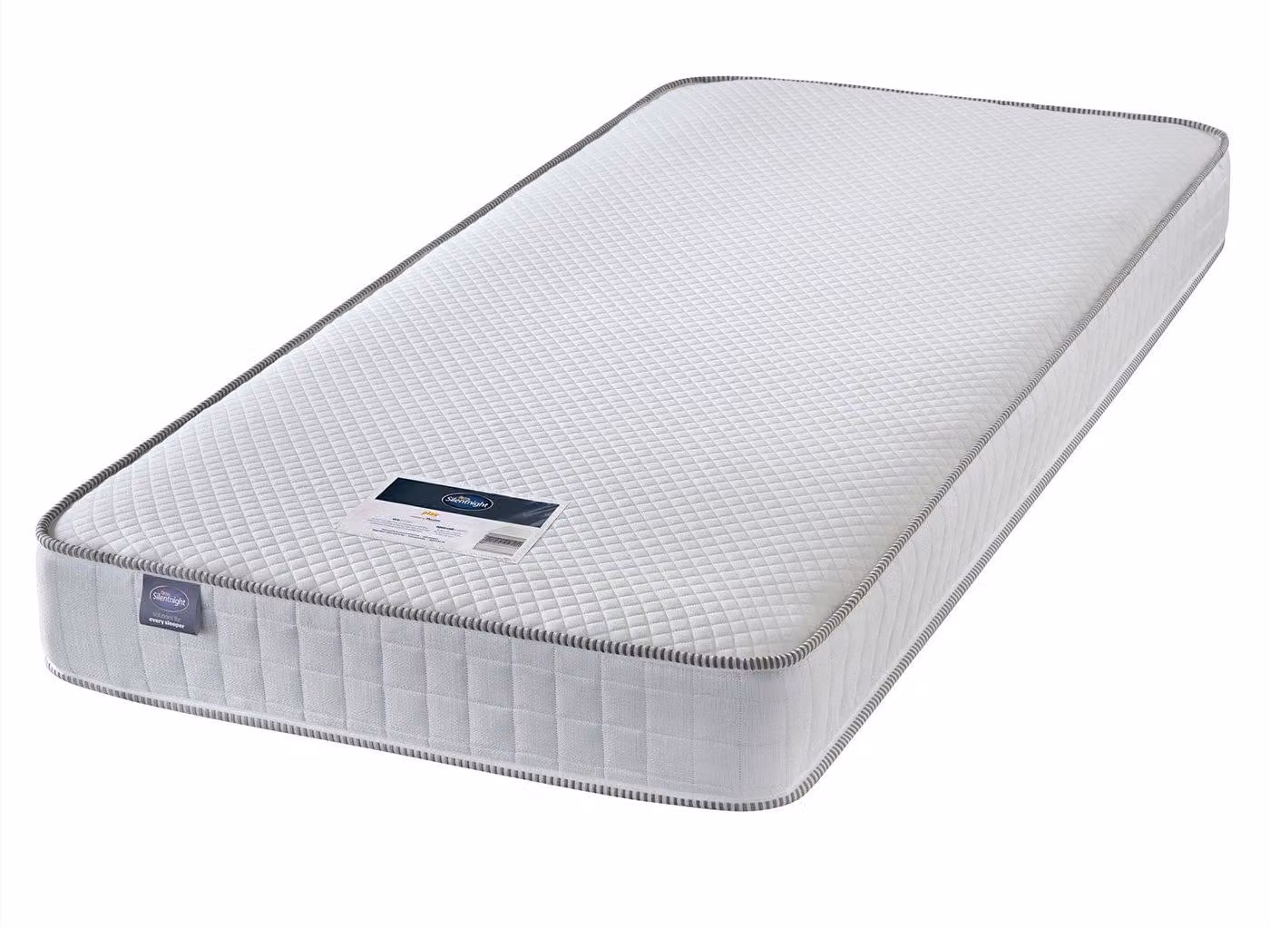 Silentnight Play Traditional Bonell Spring Kids Mattress in White