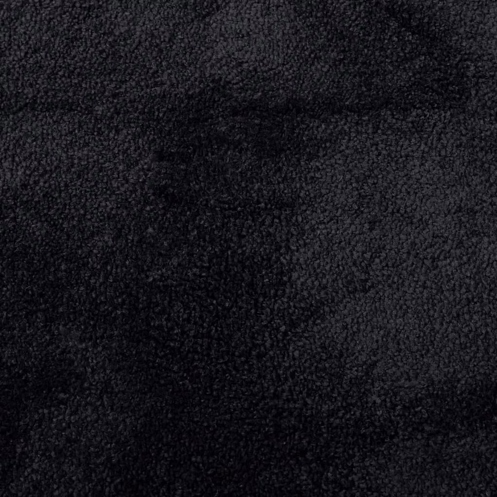Berkfield Home Oviedo Short Pile Rug, Black, 200 x 200 cm – 1
