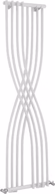 Balterley Spirit Curved Designer Radiator, White, W: 177.5 cm, H: 45 cm – 1