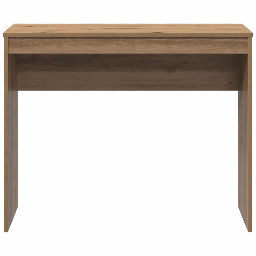 Berkfield Home Artisan Oak Computer Desk in Brown, W/D/H: 90 x 40 x 72 cm – 3