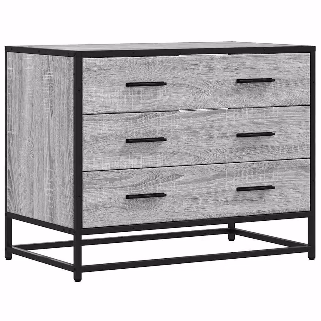 Berkfield Home Grey Sonoma Drawer Cabinet W/D/H: 70 x 41 x 56 cm – 2