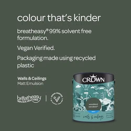 Crown Woodland Wanderer Matt Emulsion Green 2.5l – 3