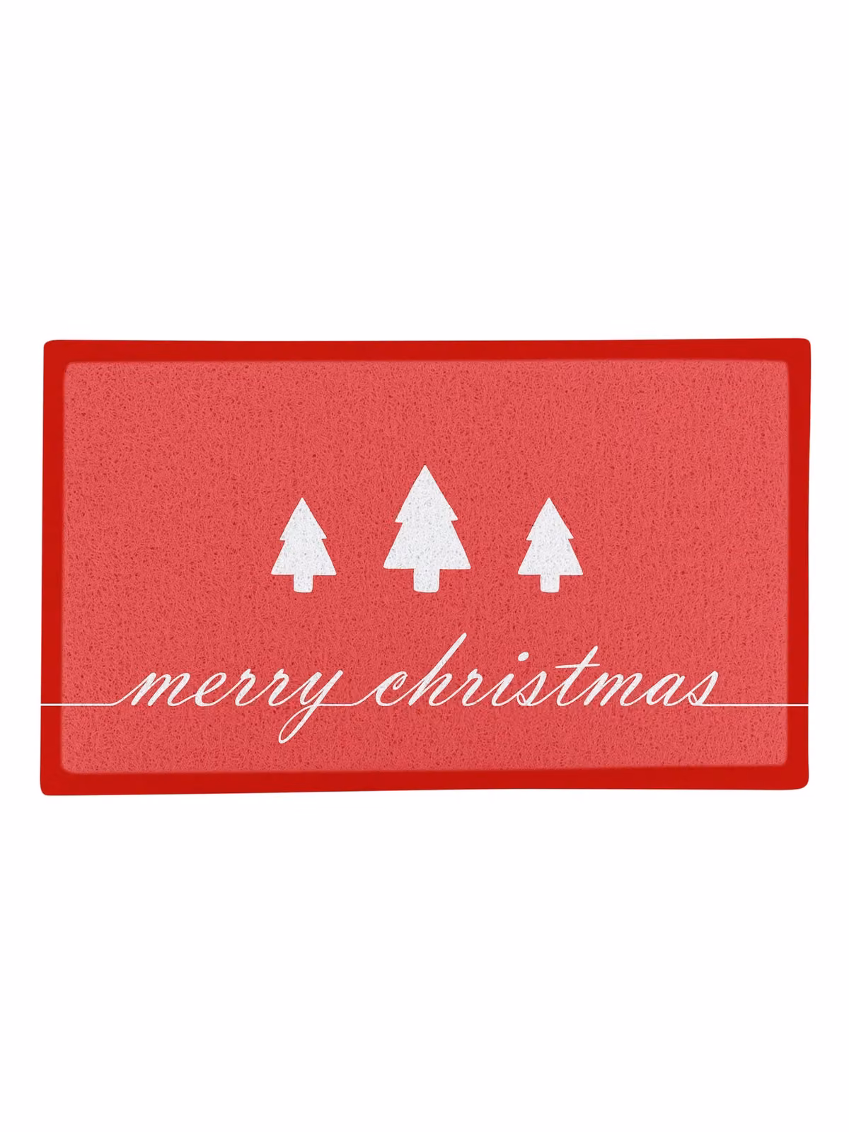 Artsy Mats Merry Christmas Red Doormat, W 40 cm x L 70 cm – 3