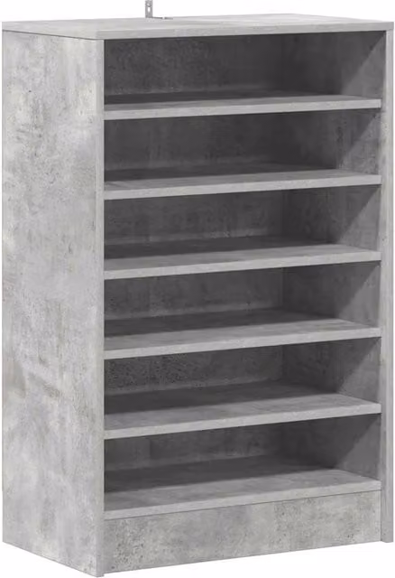 Berkfield Home Modern Grey Shoe Cabinet with Internal Shelves W/D/H: 60 x 35 x 92 cm – 1