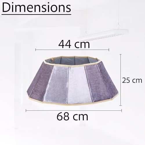 Shatchi Silver Velvet Foldable Christmas Tree Skirt for Tabletop Decorations – 3