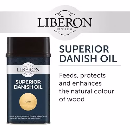 Liberon Superior Danish Oil, Transparent, 2.5 l – 3