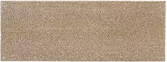 My Mat Washable Cotton Linen Indoor Mat in Beige, W: 50 cm, L: 75 cm
