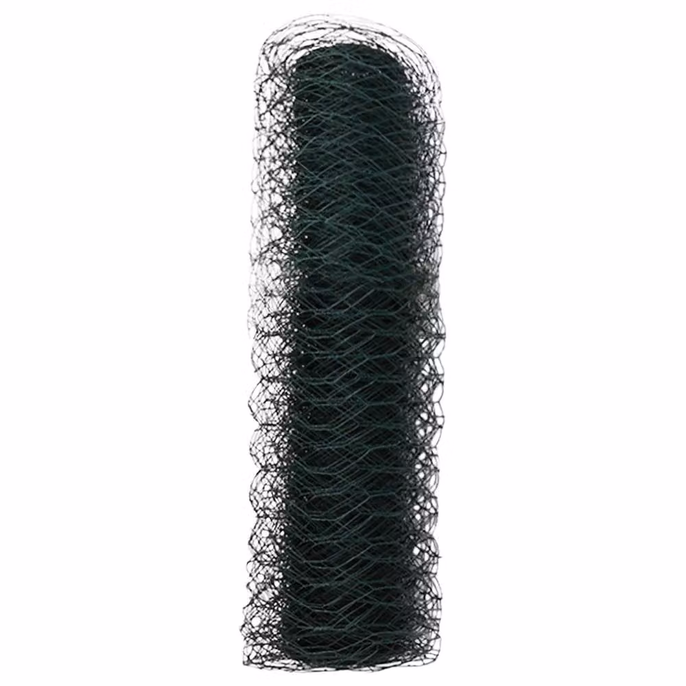Berkfield Home Green Hexagon Geometric Steel Trellis Fence, W/H: 10 x 0.5 m – 3