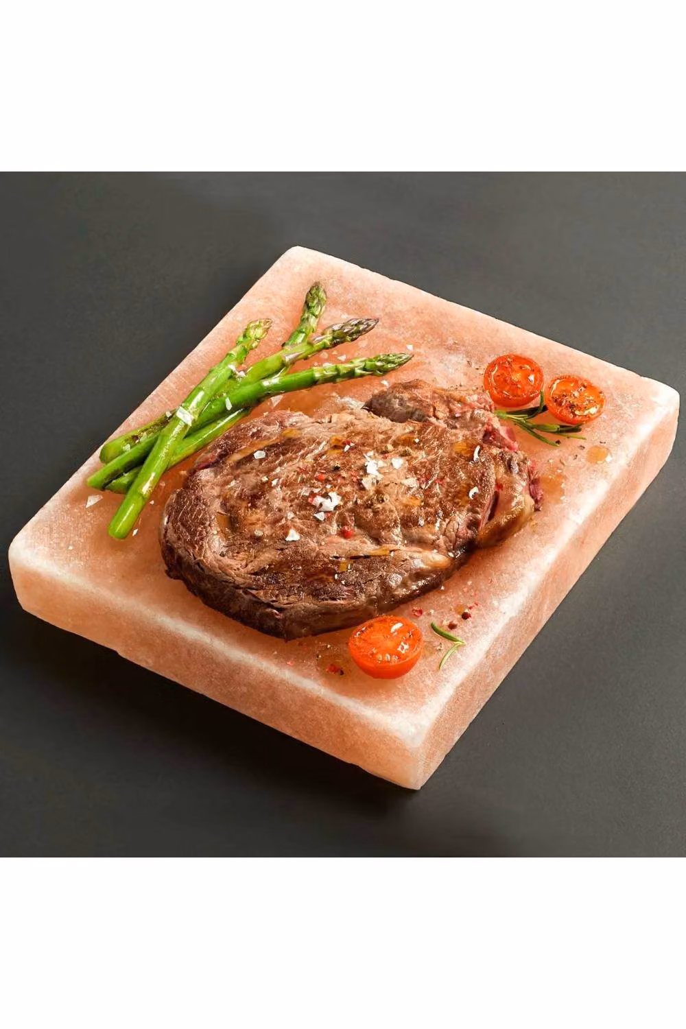 KDMD Himalayan Salt Cooking Plate, Square, Dusty Pink, W/D/H: 20 x 20 x 5 cm – 2
