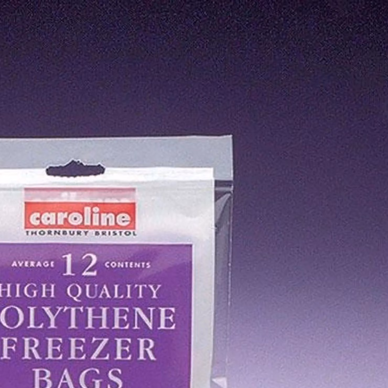 Caroline Transparent Freezer Bags, 12 Pack – 2