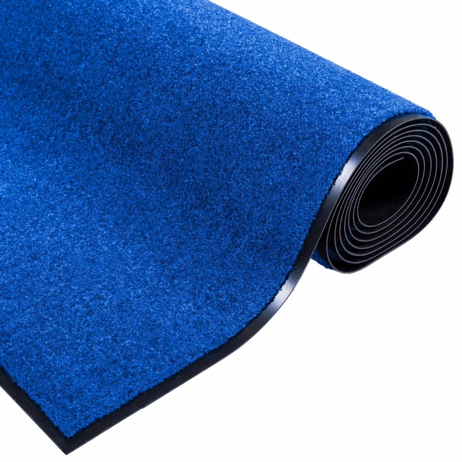 Berkfield Home Washable Non-Slip Blue Doormat, W: 120 cm x D: 250 cm – 3