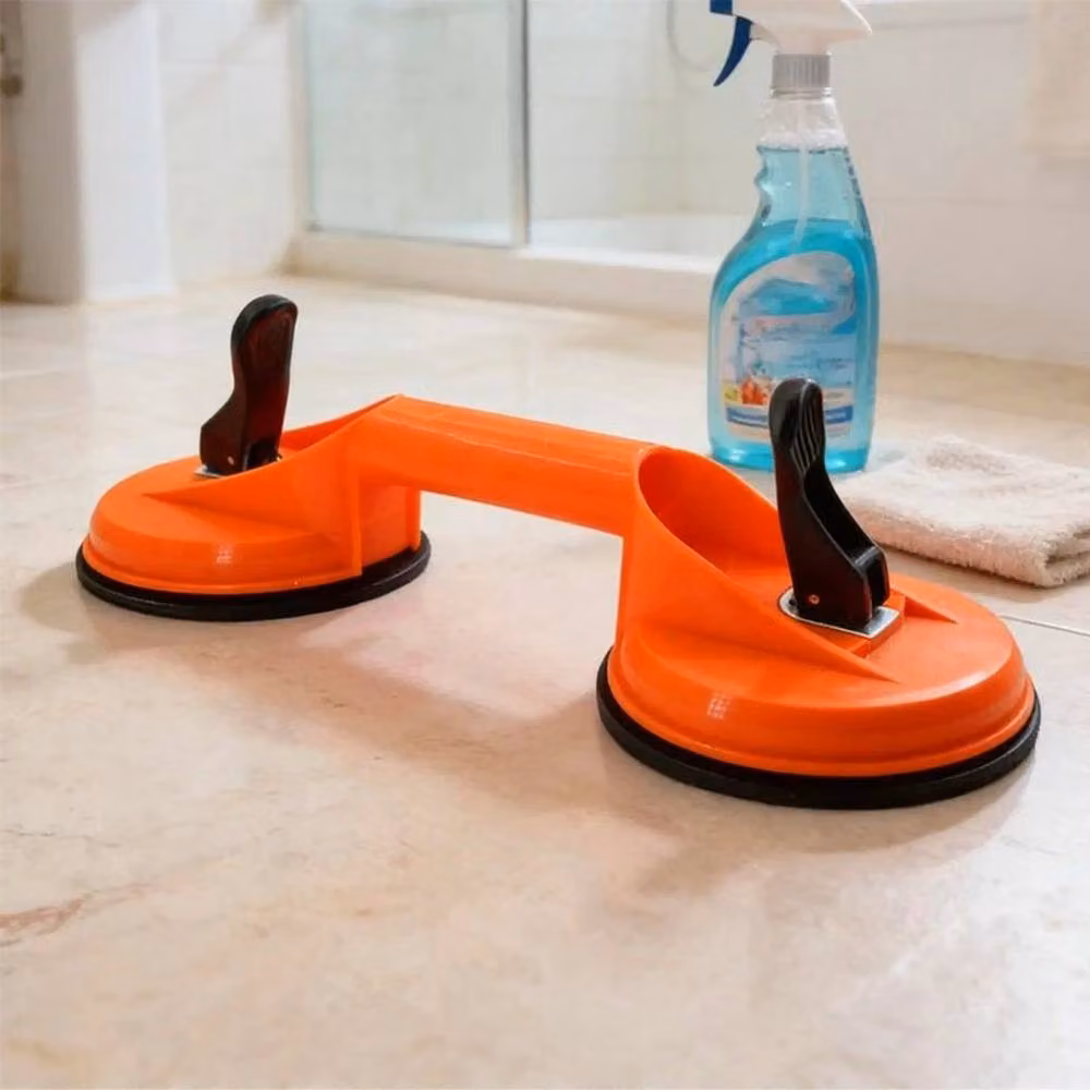 NESTLUNE Pack of 2 Dual Suction Cup Pad Lifters in Orange – 6