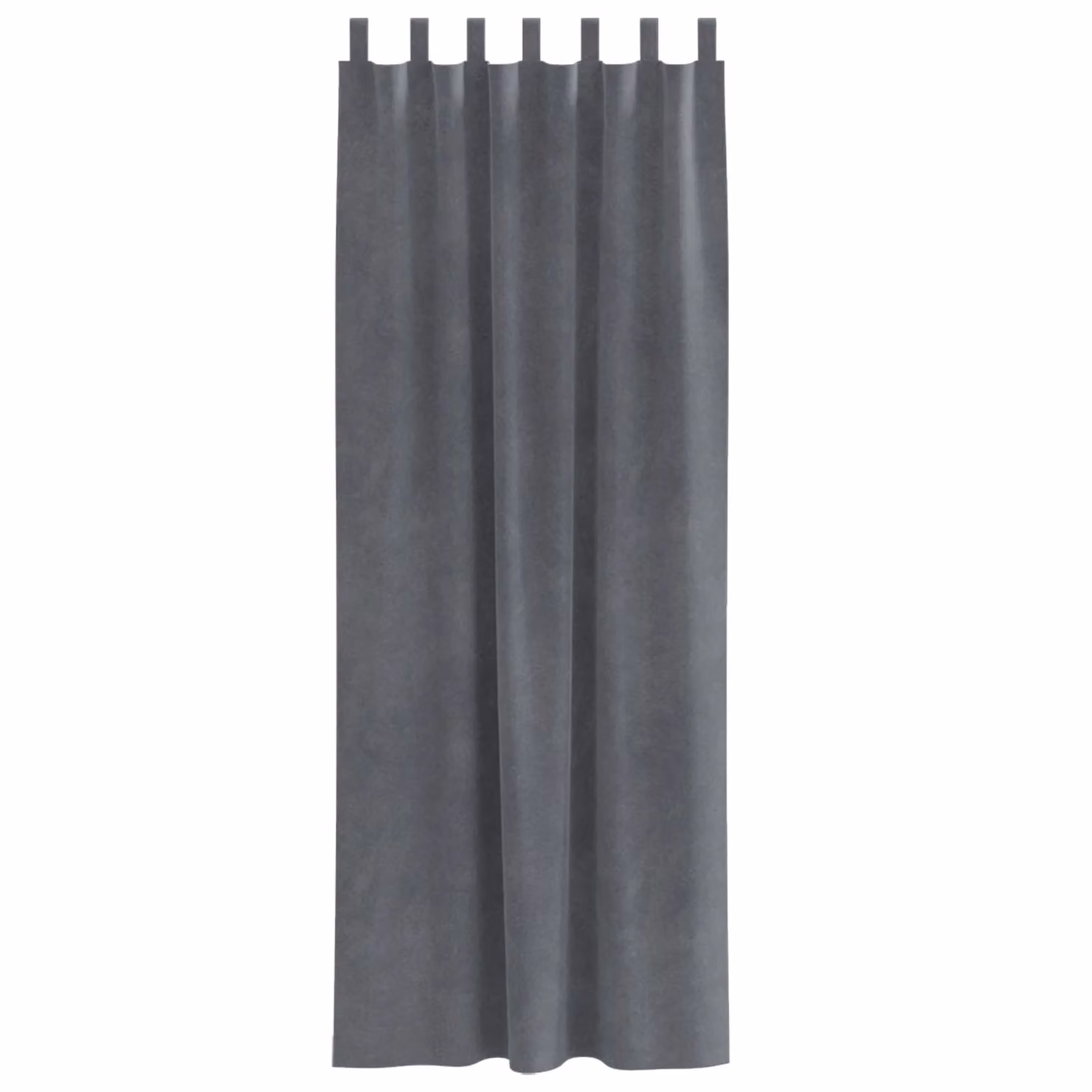 Berkfield Home Blackout Velvet Curtains with Hanging Loops, 2 Pack, Super Light Grey, W: 140 cm, H: 260 cm – 2