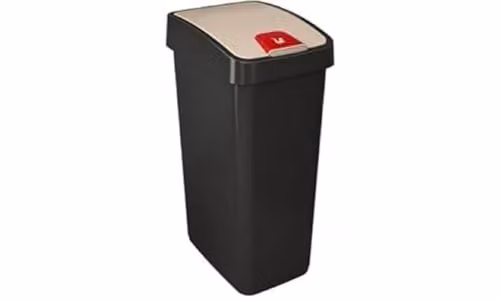 Keeeper Premium Waste Bin with Flip Lid, 45 Litre, Black or Graphite Grey, W/D/H: 30.0 x 30.0 x 61.5 cm – 5