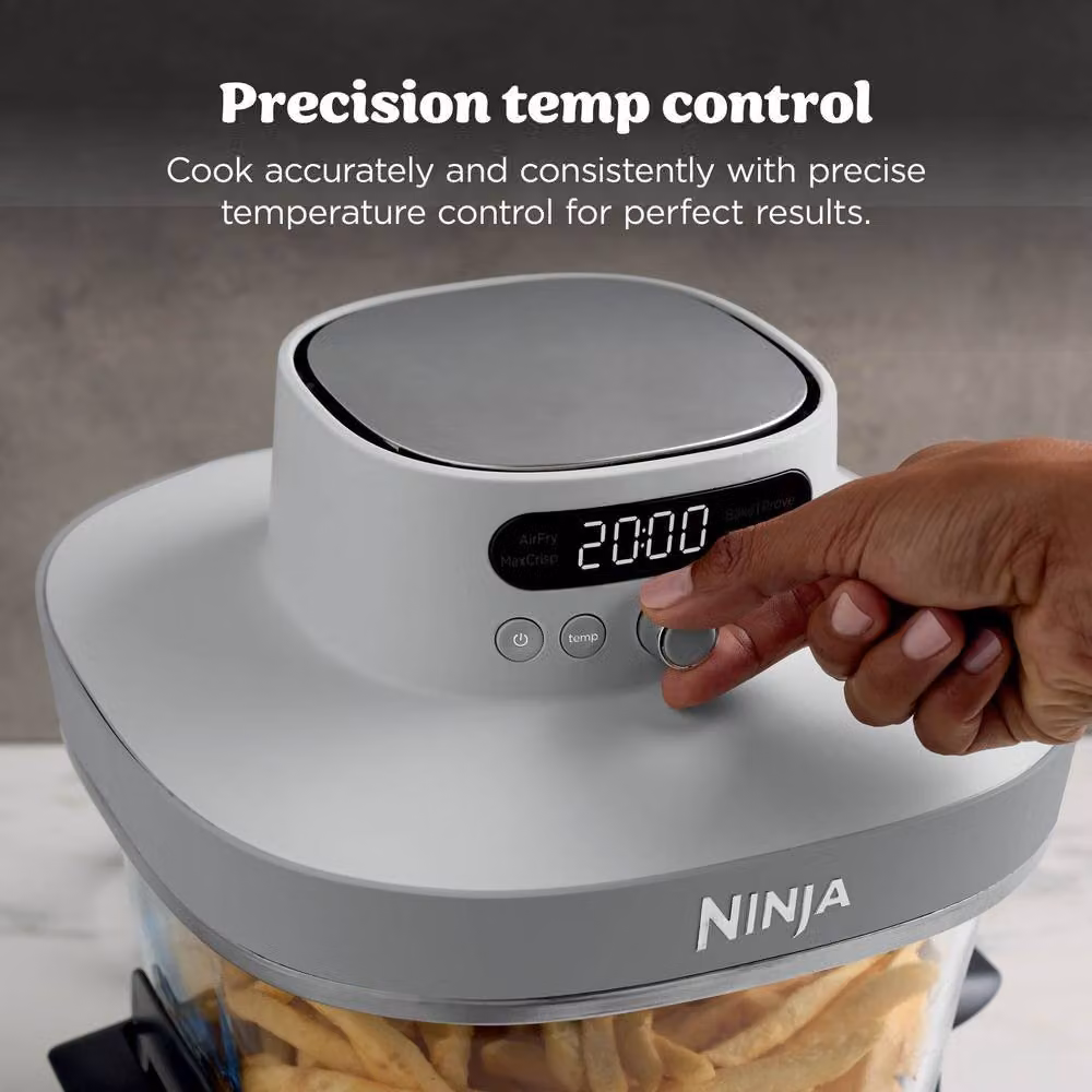 Ninja Crispi Pro 5-in-1 Glass Air Fryer AS090UKWH, White – 4