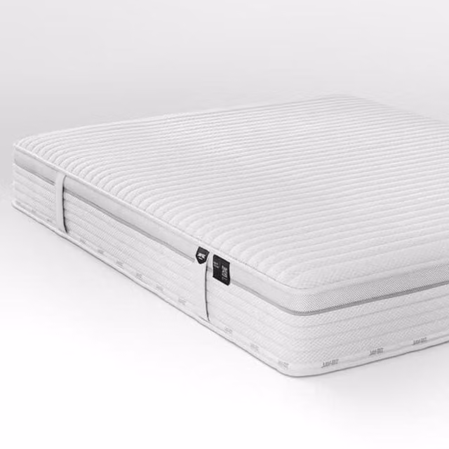 Jay-Be 2000 Hybrid e-Pocket TRUECORE Eco-Friendly Mattress, White and Grey, W: 150 cm, L: 200 cm