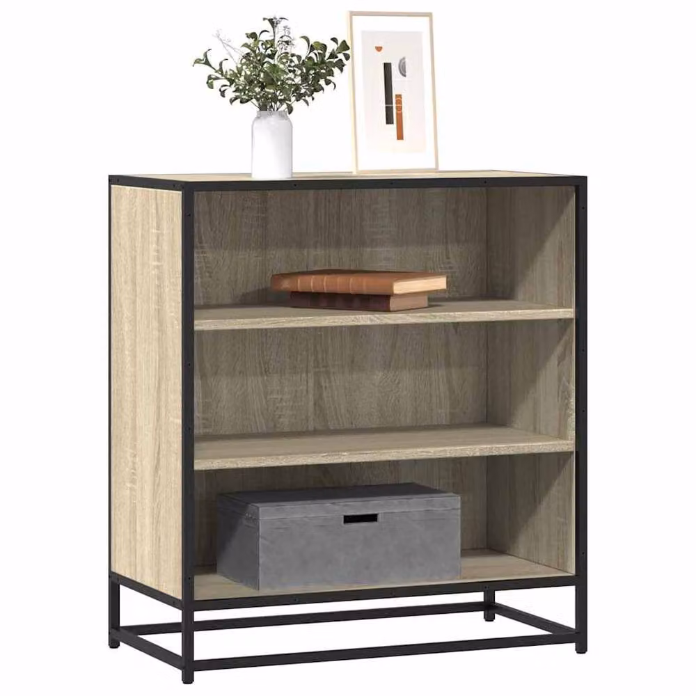 Berkfield Home Sonoma Oak Sideboard in Light Brown, W/D/H: 68 x 35 x 76 cm – 2