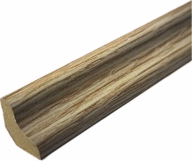 Vinyl Flooring UK Laminate and Wood Floor Scotia Beading 824, Brown, Length: 2.4 m, Pack of 10