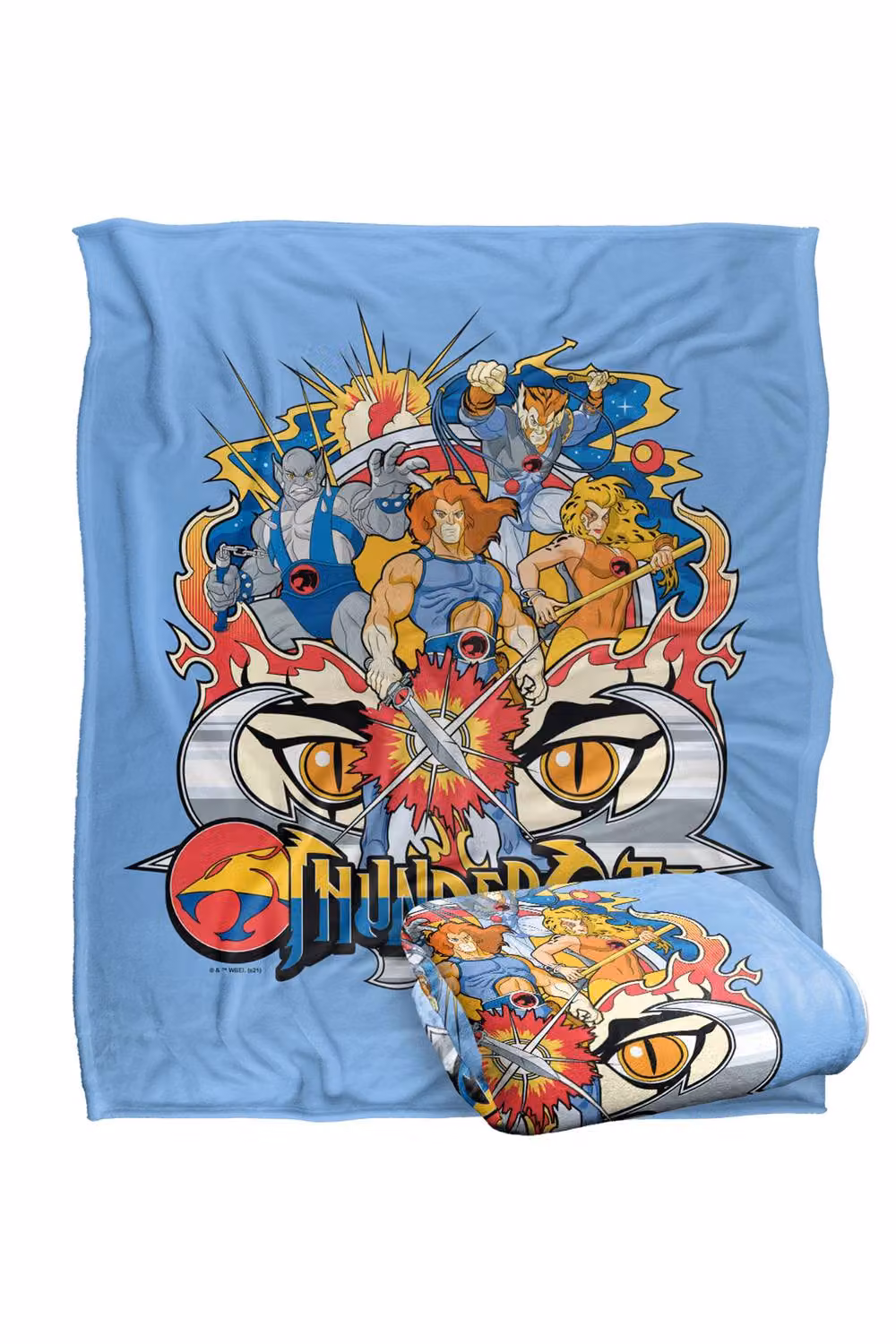 Warner Bros. Thundercats 1985 Animated Series Extra Large Silky Touch Polyester Blanket in Multicolour – 2