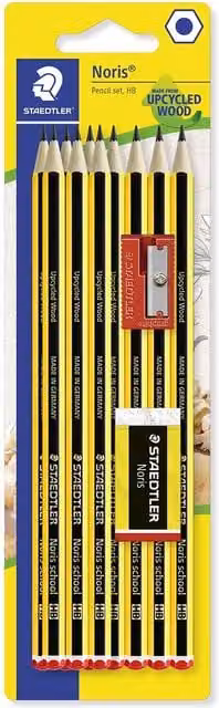 Staedtler Noris HB Graphite Wood Pencils in Yellow