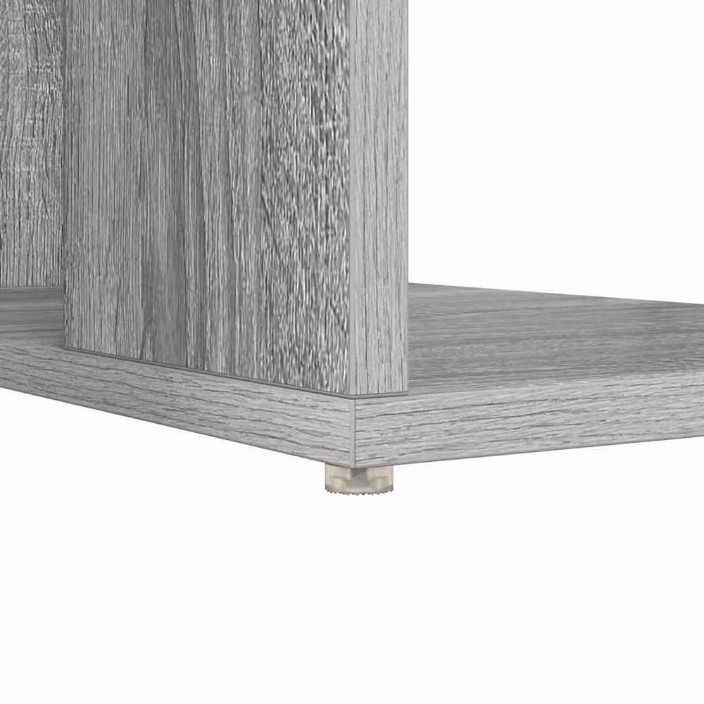 Berkfield Home Grey Sonoma Computer Desk, W/D/H: 130 x 75 x 75 cm – 6