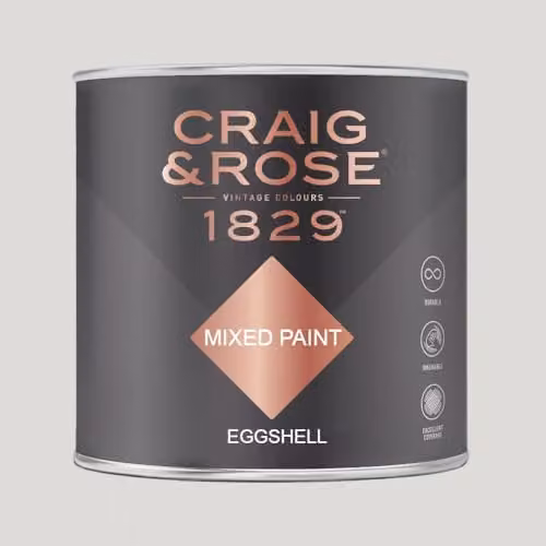 Craig & Rose 1829 Paint Stop Eggshell Paint in Dutch White, 750ml