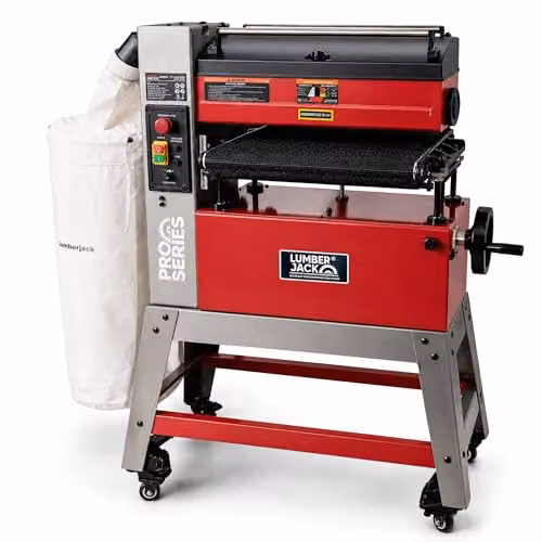 Lumberjack 18 inch Open End Drum Sander with 1800W Motor, Red – 2