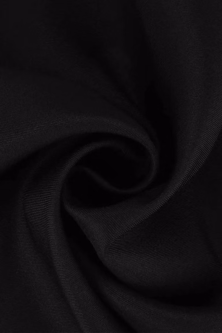 Neel Blue Reusable Polyester Table Napkins, 10-Piece Set in Black, 20 Inch