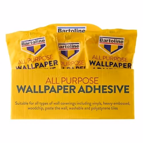 Bartoline All Purpose Wallpaper Adhesive Powder for Vinyl, Woodchip and Paper Wallpaper