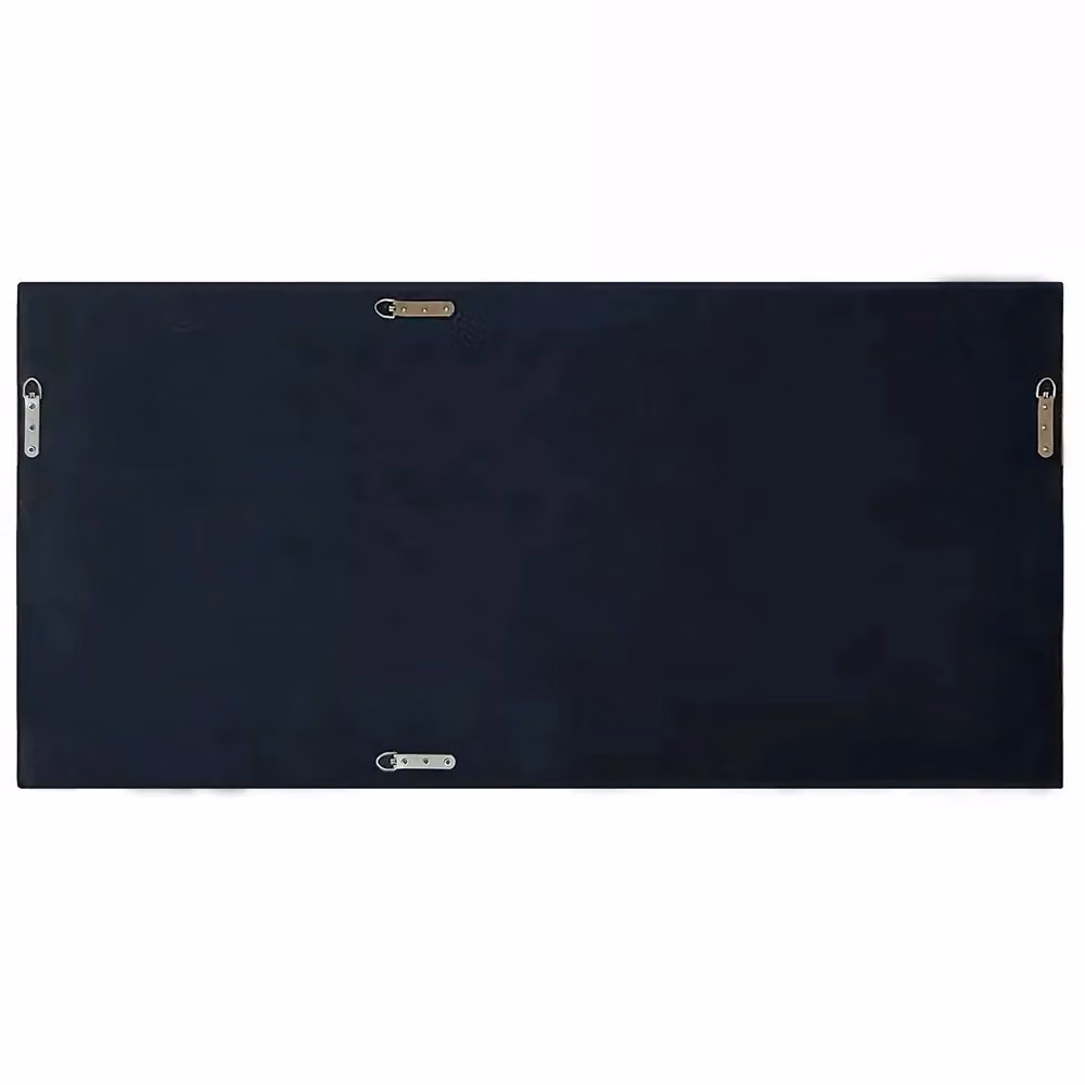 Agenzia 14 Large Art Deco Modern Bevelled Full Length Panel Frame Mirror in Silver, H 174 cm x W 85 cm – 3