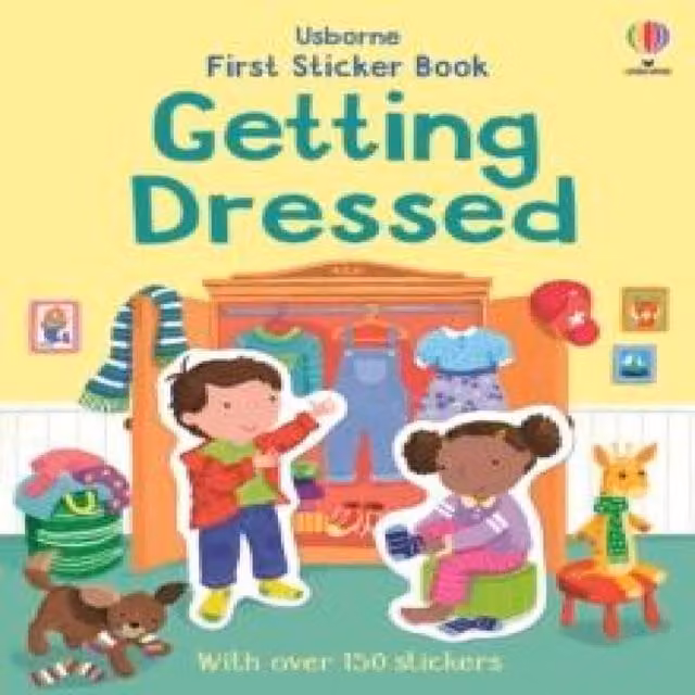 Jessica Greenwell First Sticker Book Getting Dressed Multicolour Paperback by Usborne Publishing Ltd