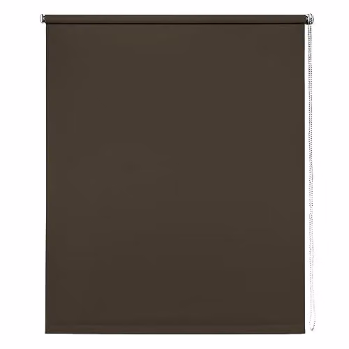 New Edge Blinds Thermal Blackout Roller Blind in Chocolate, W: 60 cm, H: 165 cm – 2