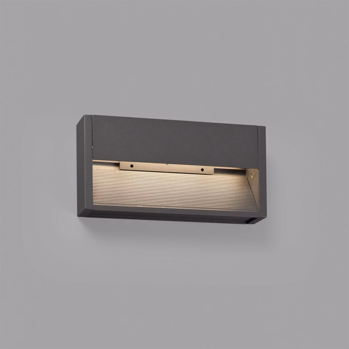 Netlighting Grada Outdoor Surface Mounted LED Wall Lamp, Grey, 6W, 3000K, IP54 – 2