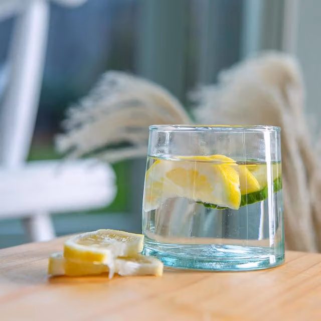 Nicola Spring Transparent Glass Tumbler, 200 ml
