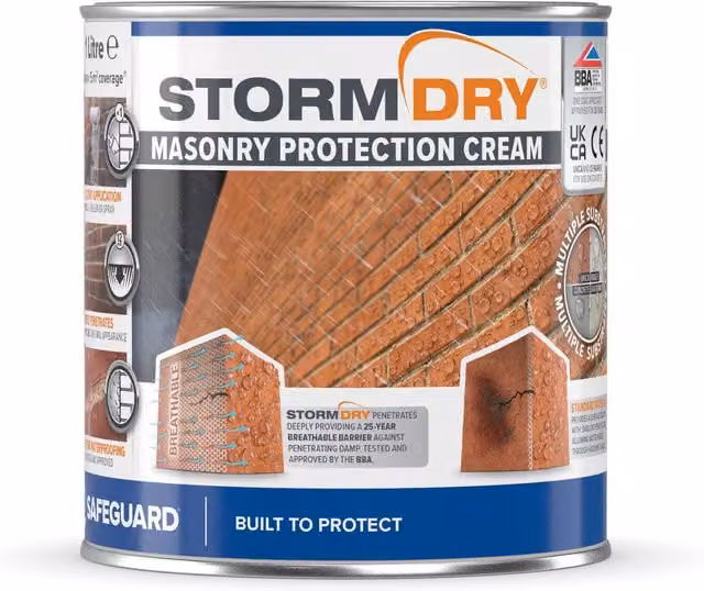 Safeguard Europe Stormdry Masonry Protection Cream, 1 l, Transparent