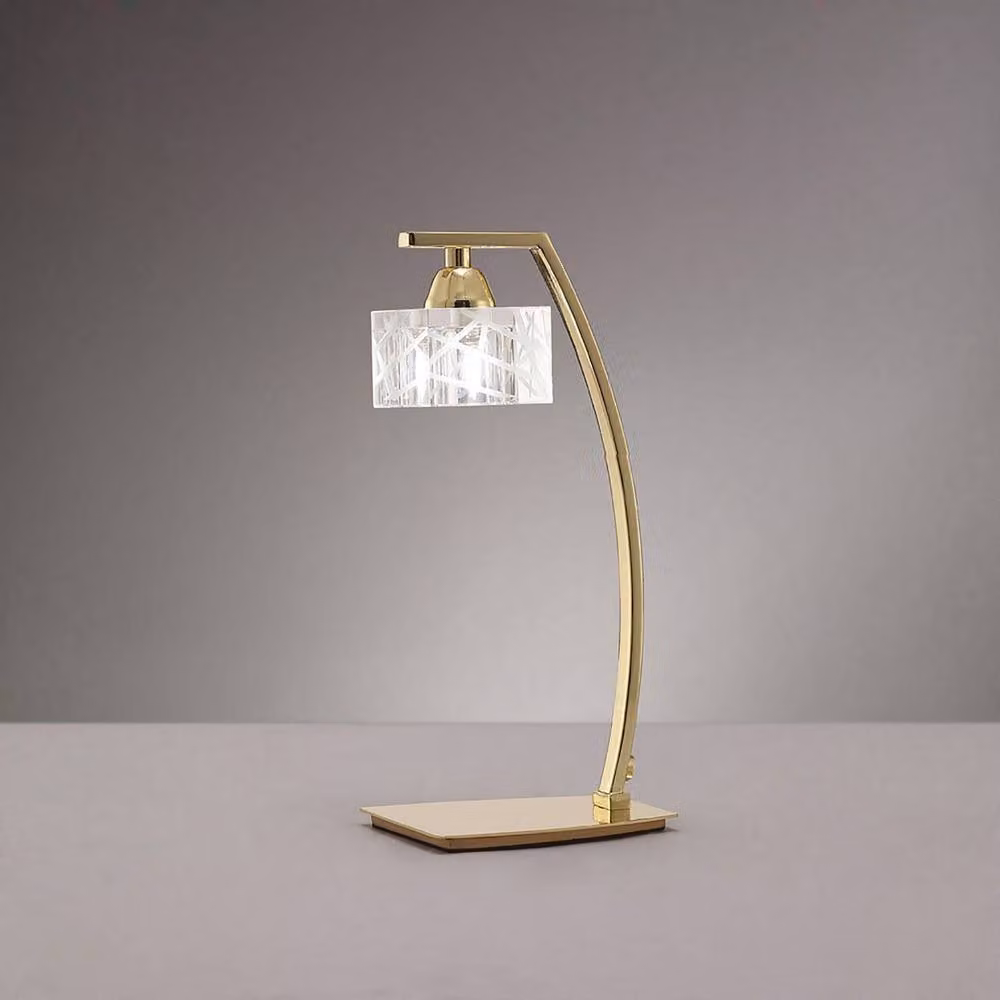 Netlighting Zen Table Lamp in Polished Gold Brass with G9 Bulb Holder – 2
