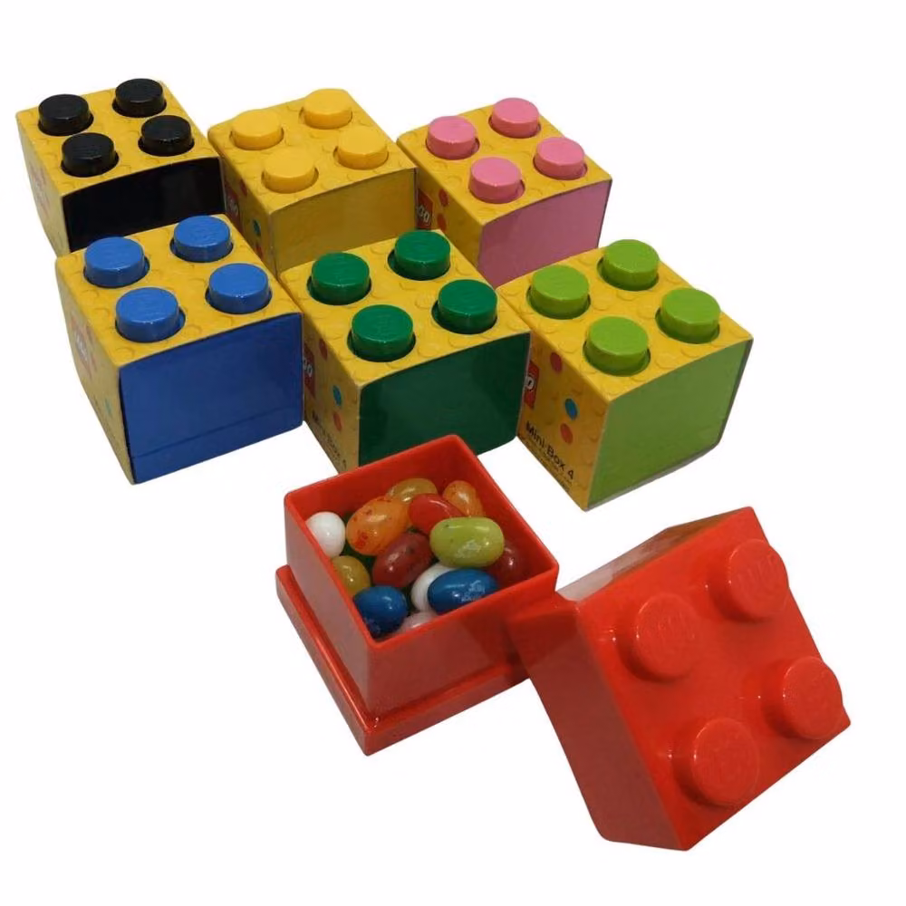 Lego Mini Box 4 Storage Brick Box in Red – 3