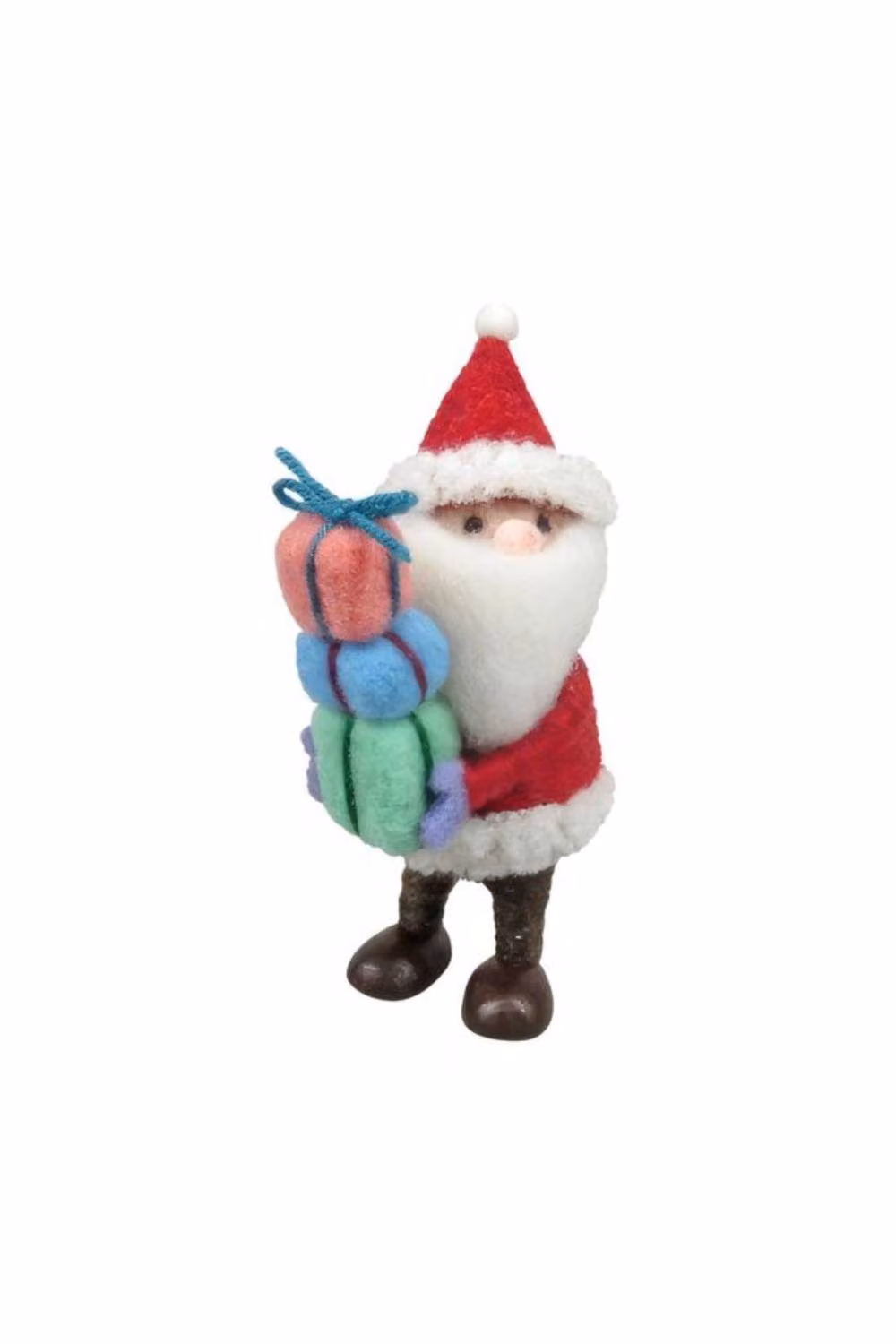 KDMD Multicolour Felt Santa with Gifts Hanging Christmas Decoration, 14 cm – 2