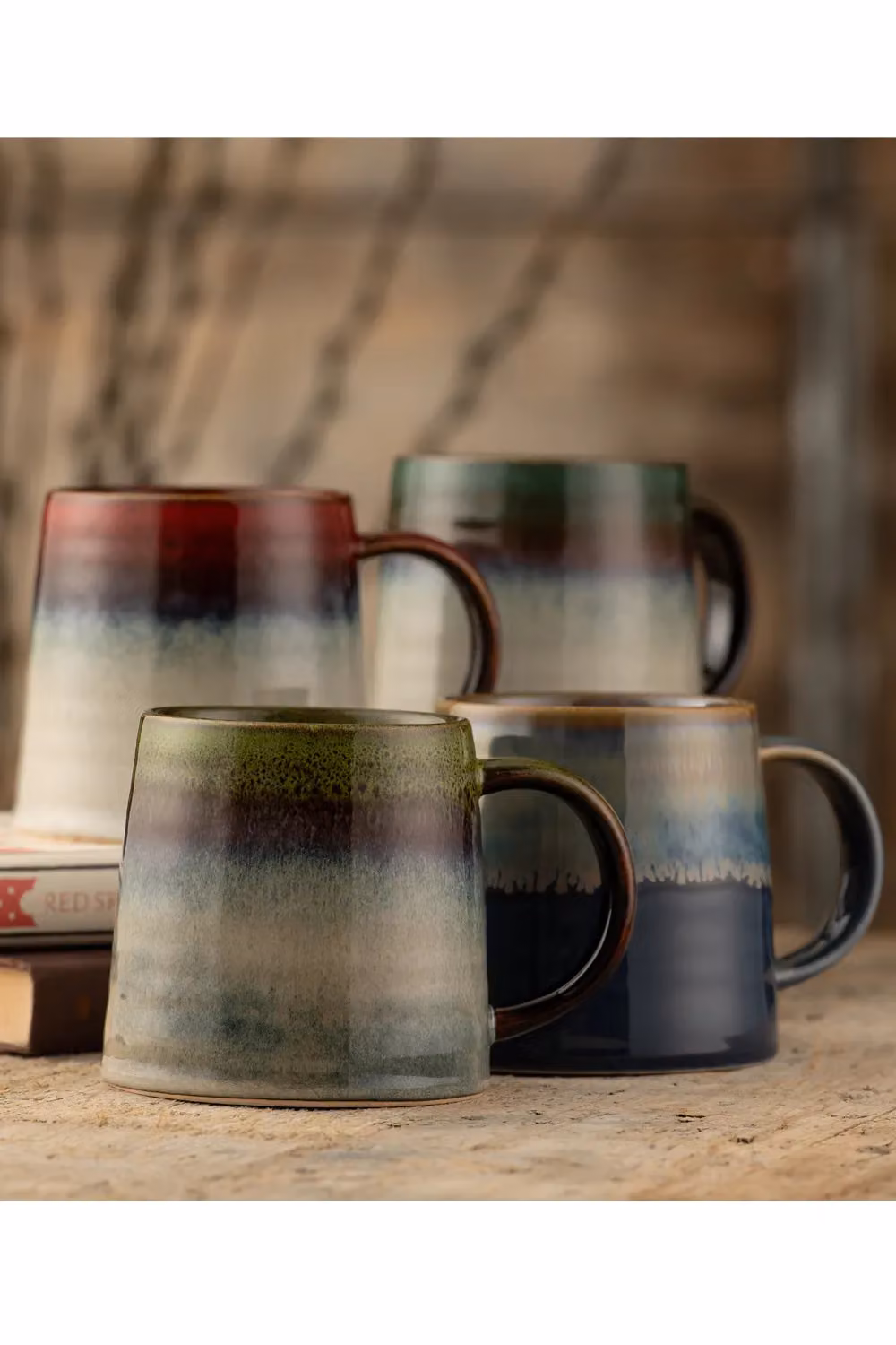 Belleek Living Aura Multicolour Stoneware Ceramic Mug Set of 4 – 2