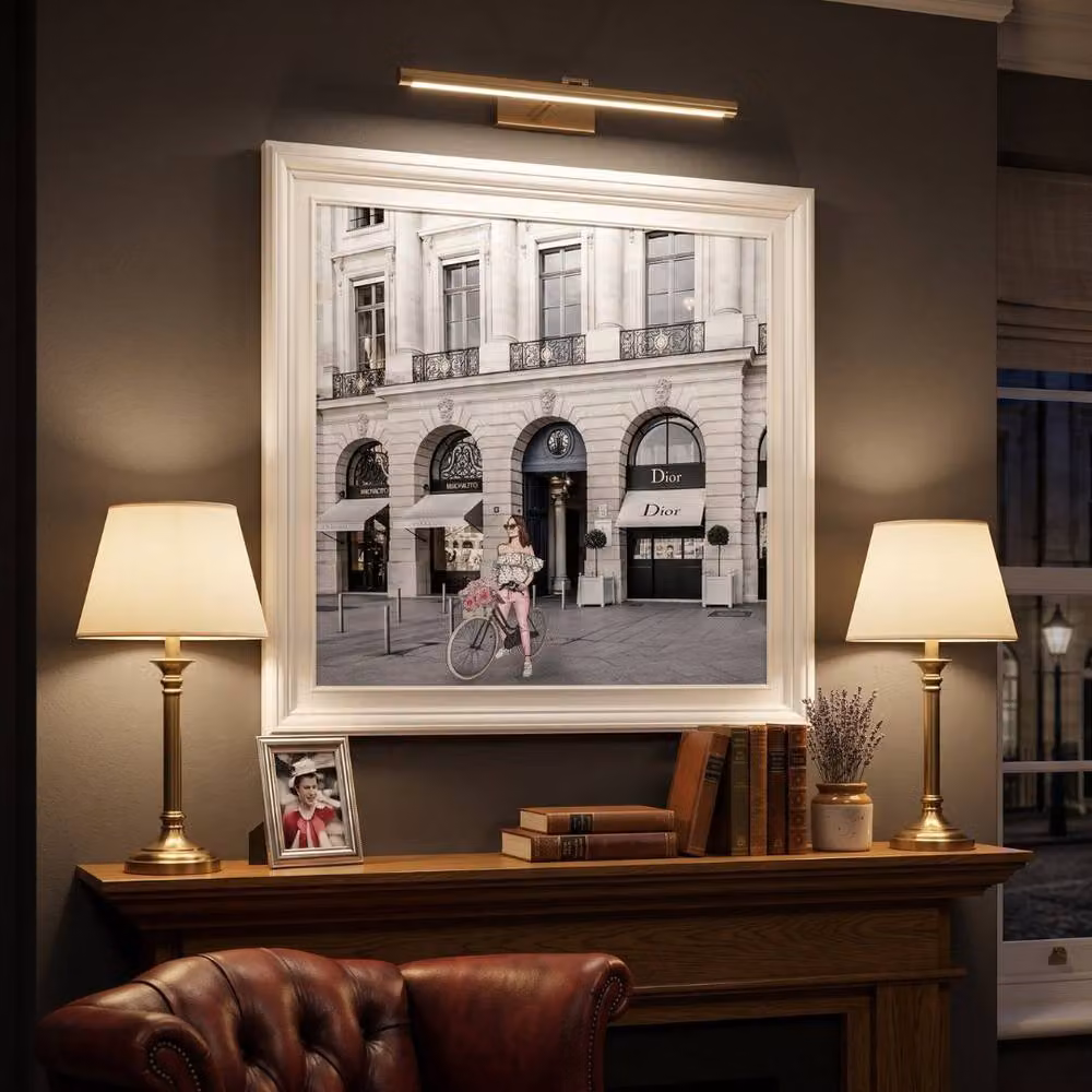 HOME LUXE INTERIOR Dior Joaillerie White Step Frame Luxury Wall Art, W: 70 cm, H: 70 cm – 2